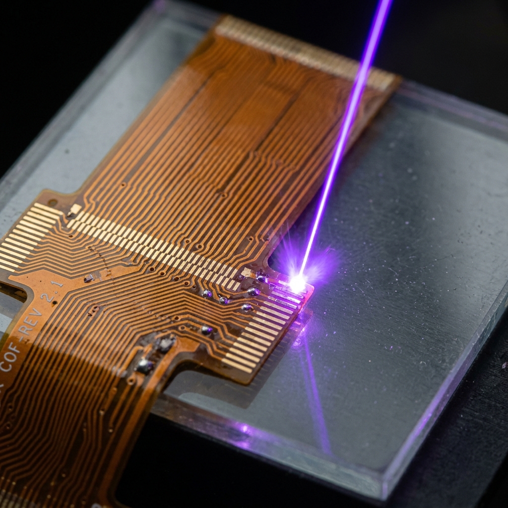 Microscopic Laser Repair Close-up